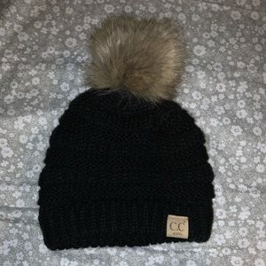 Black CC beanie